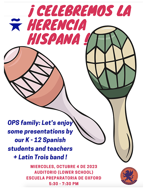 Hispanic Heritage Night poster